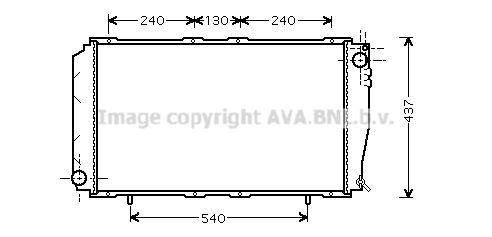 AVA QUALITY COOLING Радиатор, охлаждение двигателя SU2043